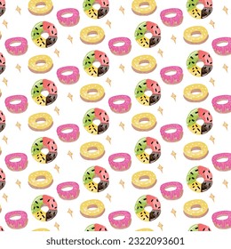 pattern bread background design illustration