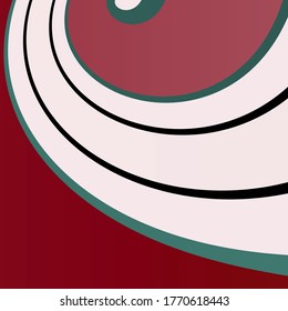 Pattern of bright colored geometric irregular rounded shapes, background