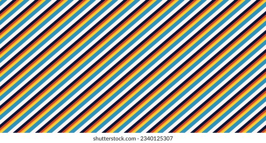 A pattern of bright diagonal stripes. Vector pattern of diagonal stripes. Diagonal lines, alternating, following each other.