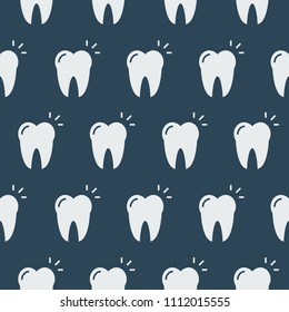 Pattern with bright teeth
