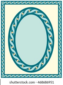 pattern brush; repeatable element for design contours and frames