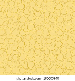 pattern of brush stroke gourds.