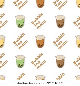 pattern bubble tea graphic cup