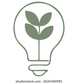 padrão com ícone de negócios da lâmpada com folha verde, o que significa ideias ecológicas, fundindo negócios e ecologia