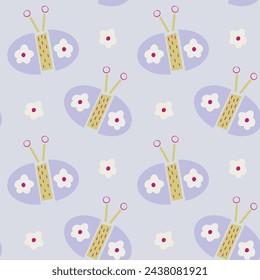 Pattern with butterflies. Great for wallpaper, backgrounds, packaging, fabric, scrapbook