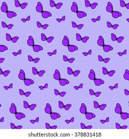 the pattern of  butterflies(vector background eps10)