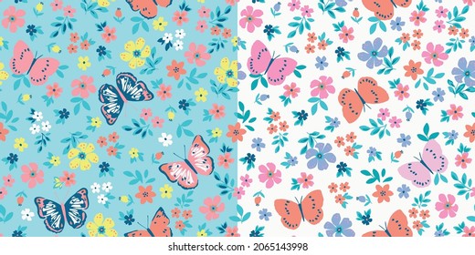 Pattern Butterfly Graphic Design Print