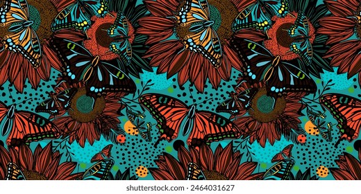 pattern butterfly graphic design print