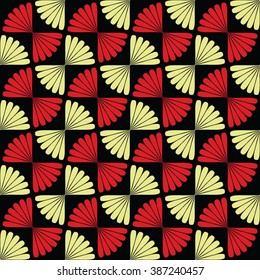 Pattern with butterfly tie. Background bow tie silhouette. 