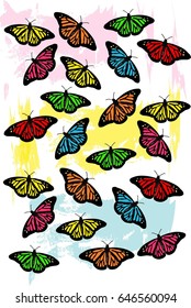 pattern butterfly wallpaper 