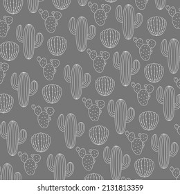 
Pattern cactus illustration for background, cards, and other uses.