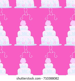 pattern cake doodle vector
