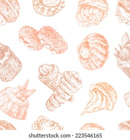 pattern of the  cakes