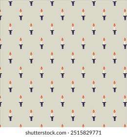 Pattern of candles. Glpwing candle pattern. 