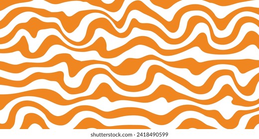 Pattern with caramel waves. Banner with milk toffee texture.