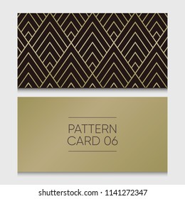 Pattern card 06. Background vector design element.