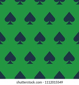 Pattern with card suit spades