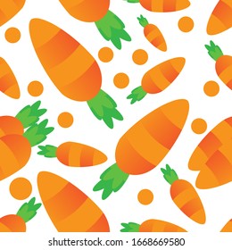 pattern carrot vector design illustration.