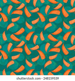 Pattern with carrots
