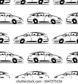 pattern of the cars sketches