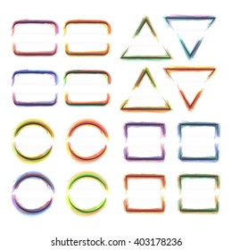 The pattern carved out of a decorated paper with watercolor. Template stickers. Universal cards