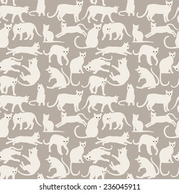 pattern with cats