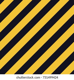 Pattern with caution stripes. Seamless vector background with diagonal lines