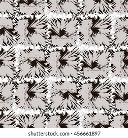 The pattern cell, scribble, seamless vector background, square.