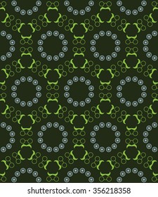 Pattern with charkha, glasses and mustache 