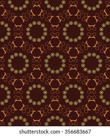 Pattern with charkha, glasses and mustache 