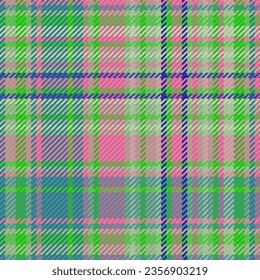 Pattern check vector of seamless background plaid with a texture textile fabric tartan in pastel and pink colors.