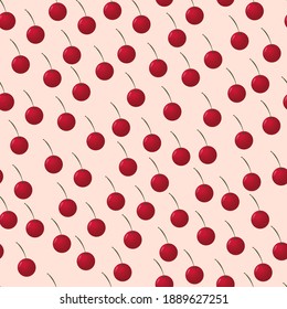 Pattern cherry background food wallpaper