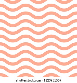 Pattern chevron stripe seamless design for wallpaper, fabric print and wrap paper. Horizontal pink stripes.