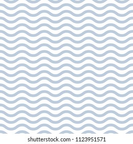 Pattern chevron stripe seamless design for wallpaper, fabric print and wrap paper. Horizontal blue stripes.