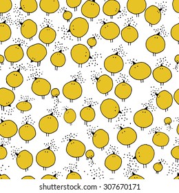 pattern with chickens