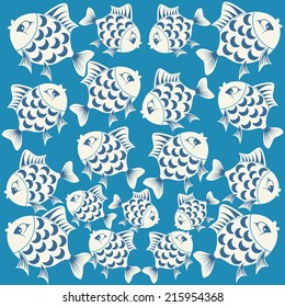 A pattern is a child fishes