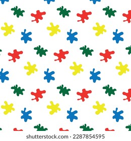 Pattern for children color blots. Doodle.