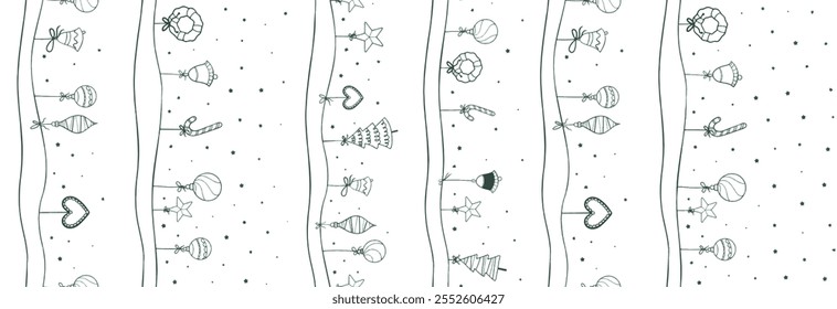 pattern for children with cute nature elements, child like drawing style
