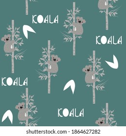 Pattern for children depicting animals. Scandinavian-style pattern. Pattern for fabric, for wallpaper, for scrapbooking. 
