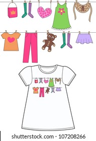 pattern for children wear