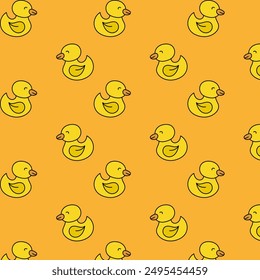 Pattern children's print toy cute rubber duck