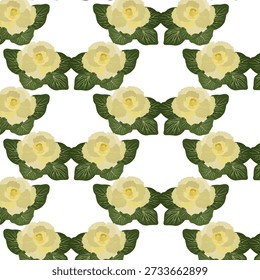 Pattern Chinese Flowering White Cabbage for botanical themes, seasonal decor, garden inspiration, cultural storytelling, educational materials, eco concepts.