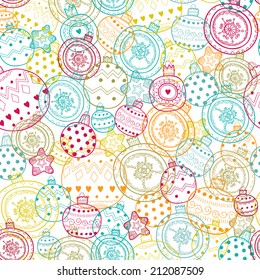 Pattern With Christmas Balls