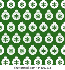 Pattern with christmas balls