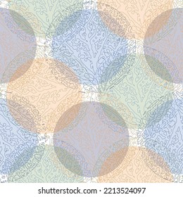 Pattern With Christmas Balls.  Rounded bubbles for abstract textures.
