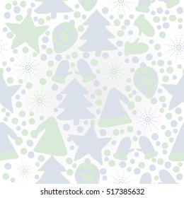   pattern of Christmas decorations,hand drawn .