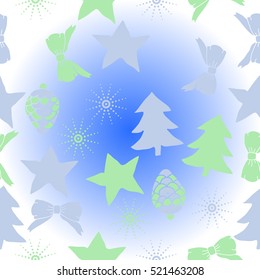   pattern of Christmas decorations,hand drawn.