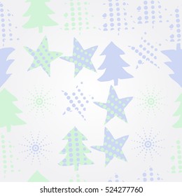   pattern of Christmas decorations,hand drawn.