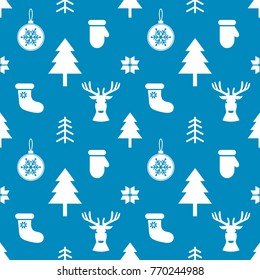 Pattern with Christmas elements