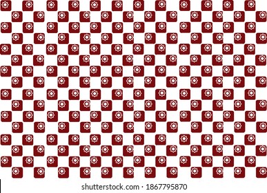 Pattern for christmas in red color
